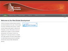 Tablet Screenshot of luciadevelopment.com